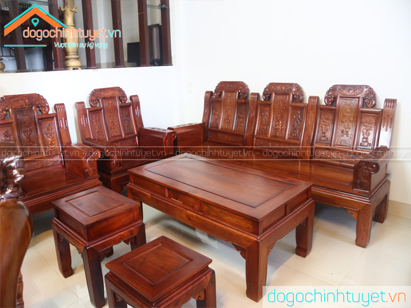 Bộ bàn ghế Hương Đỏ ở Thái Bình